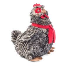 Zoon Poochie Poultry Dog Toy Grey