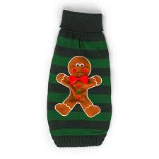 Zoon Xmas Gingerbread Dog Jumper Range