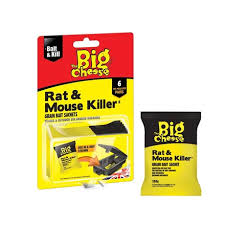The Big Cheese Rat And Mouse Grain Bait Sachets 6 X 25G