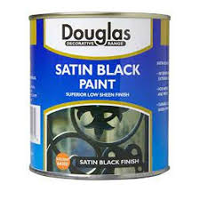 Douglas Satin Paint - Black 500ml