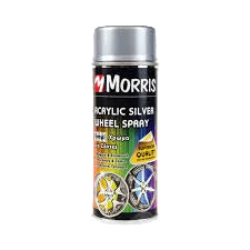 Morris Heat Resistant Silver Spray for Rims 400ml
