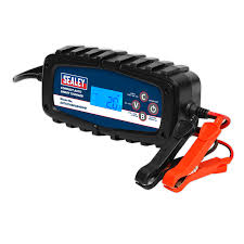 Sealey Compact Auto Smart Charger 4A 9-Cycle 6/12V - Lithium AUTOCHARGE400HF