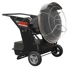 Sealey Infrared Kerosene/Diesel Heater with Wheels 136,000Btu/hr IR37