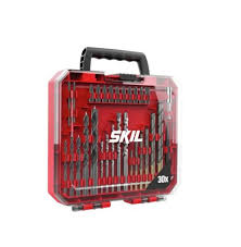 SKIL 21-pc HSS Drill Bit Set – Titanium-Coated for Wood, Steel, and Plastic
