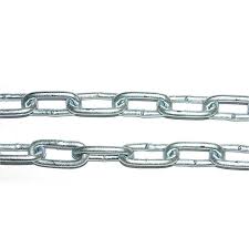 C-Link Chain Steel Cold Galvanised (Per 1m)
