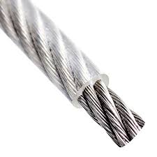 Plastic Sheathed Galvanised Wire Rope (Per 1m)