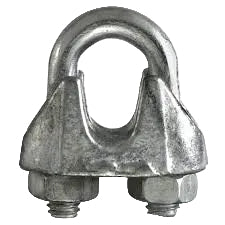 Galvanised Rope Wire Clamps (3mm-11mm)