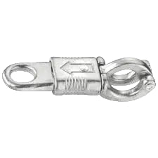 Panic Hook With Eye Galvanized