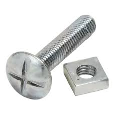 M6 Roofing Bolts & Nuts BZP (Multiple Sizes)