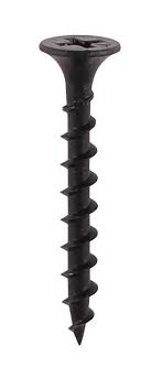 Coarse Thread Drywall Screws Black 3.5 x 50mm