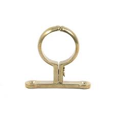 Brass Screw to Wall Clip