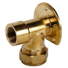 Brass Wall Plate Elbows