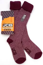 JCB Ladies Welly Sock Purple