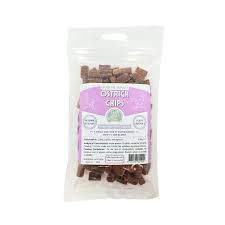 Atlas & Tail Ostrich Chips Training Treats 100g