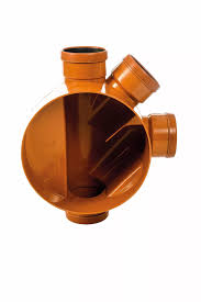 Wavin Access Junction (WAJ 7) Base Right 90° & 45° Junction 110mm Plus Adj Top/Frame