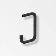 Wall / Ceiling Hook Powder Coated 115mm Black