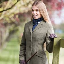 Equetech Claydon Tweed Show Jacket - Ladies