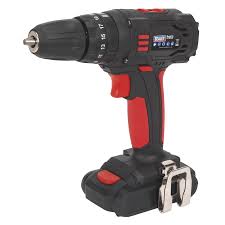 Sealey Cordless Hammer Drill/Driver Ø10mm 18V 1.5Ah Lithium-ion 2-S CP18VLD