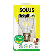 Solus A55 LED XCross Bulbs (BC & ES Options)