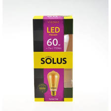 Solus ST64 Vintage LED Bulb 60W–7W
