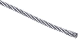 Galvanised Wire Rope (3/32" & 1/8" Per Metre)