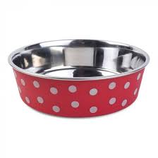 Zoon Red Polka Dog Bowl Range