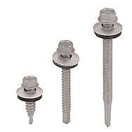 12g Light Duty Hex Head Tek Screws G16W Packs (Multiple Sizes)