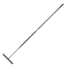 Workman Tarmac Rake with Steel Tubular Handle