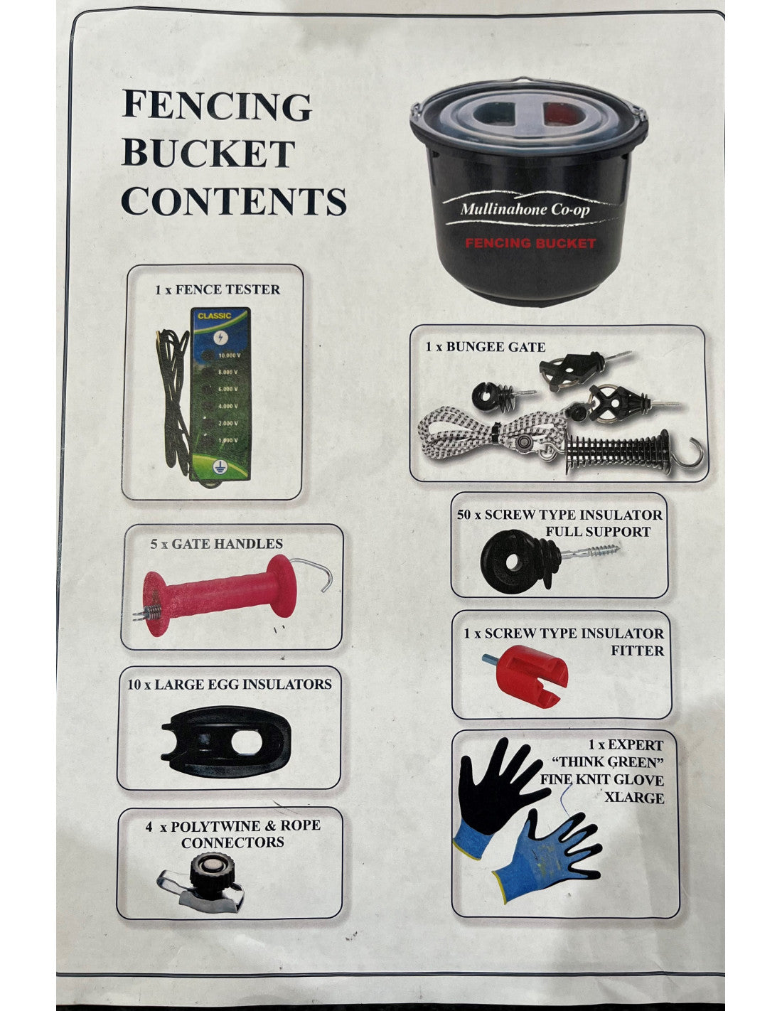 MULLINAHONE FENCING PROMO BUCKET 2024