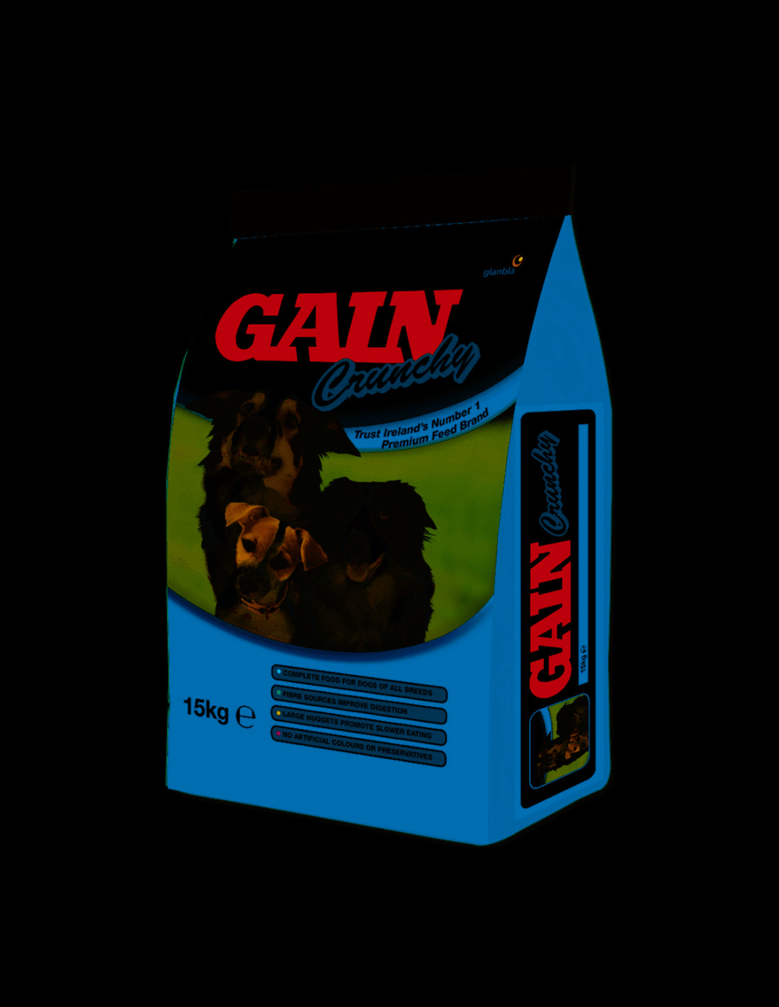 GAIN CRUNCHY DOG FOOD 15KG