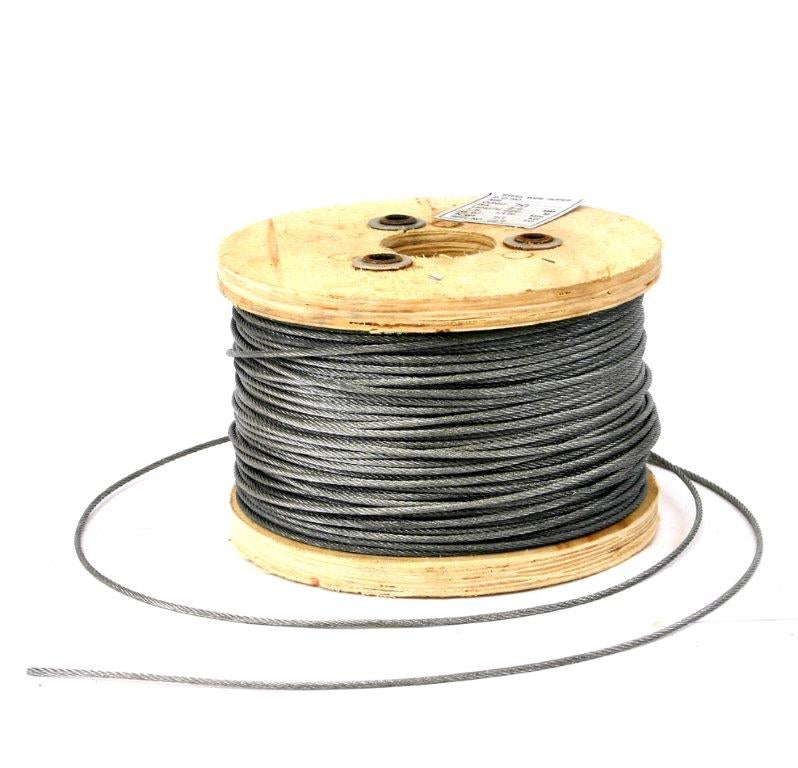 Galvanised Wire Rope 2mm 200m per meter