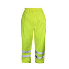 Cargo Hi-Vis Waterproof Over Trousers - Yellow