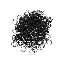 Horse Plaiting Bands - Black