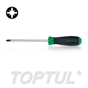 Toptul Anti-Slip Screwdrivers Phillips Head & Pozi Drive