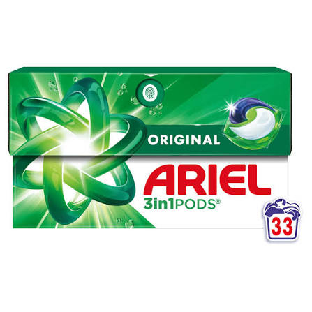 Ariel All in 1 Washing Pods Original 33 Washes 630.3g