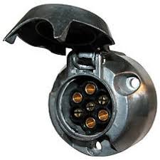7 Pin Aluminium Trailer Socket