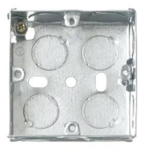 Sasta 1 Gang Metal Box