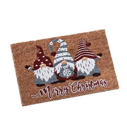 We Three Gonks Christmas Door Mat 40 x 60cm