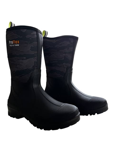 Pro Flex Huntsmans Black Neoprene Wellington Boots