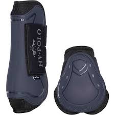 HV Polo Tendon Boots Navy Set