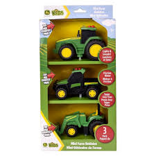 John Deere Kids Light & Sound Mini Vehicle 3 Pack