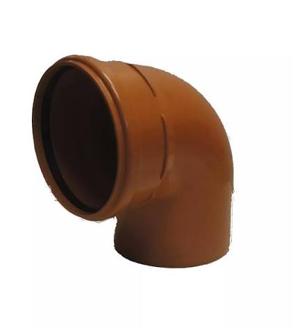 Wavin Sewer 6" 90° Double Socket Bend D6039