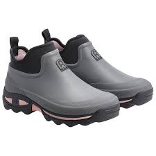 Rouchette Ladies Slip-On Boot Green/Pink
