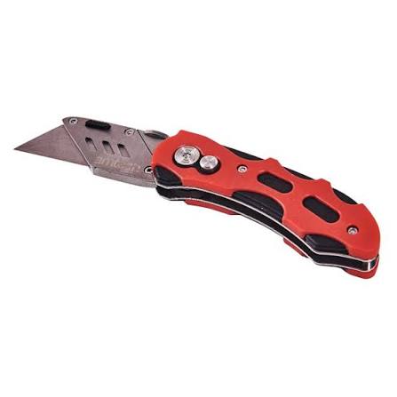 Amtech Folding back-lock Utility Knife - With Comfort Grip