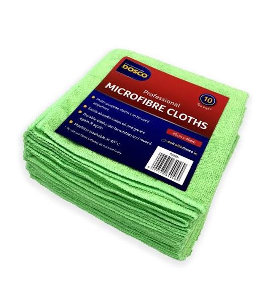 Dosco Professional Microfibre Cloths - 10 Pack