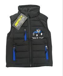 Impact Kids Ribbed Hybrid Gilet