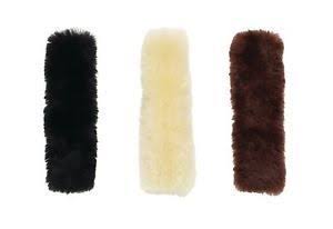 Cameo Equine Synthetic Lambswool Cheekpieces - Pair