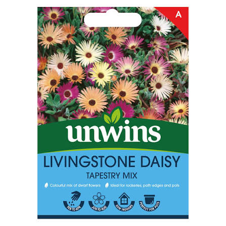 Unwins Livingstone Daisy Tapestry Mix Seeds