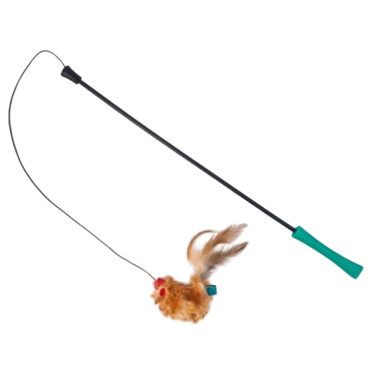 Nip-It Hen Tickle Stick Cat Toy