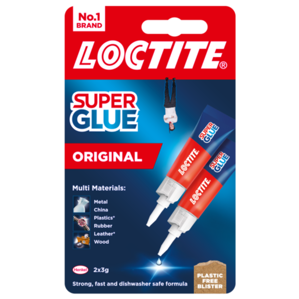 Loctite Super Glue Original Duo Liquid 2 x 3g